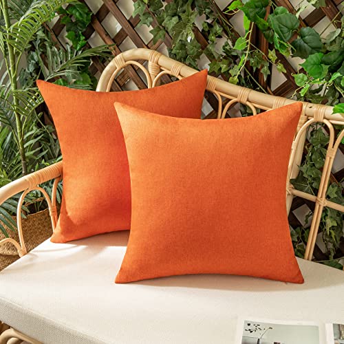 MIULEE Outdoor Throw Pillow Insert, 18x18 Inch Decorative Shredded Memory  Foam Throw Pillows, Water Resistant Premium Square Pillow Form for Patio