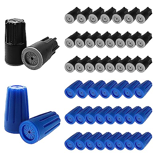 Waterproof Wire Nuts, 50 Pack - Outdoor Electrical Wire Connectors