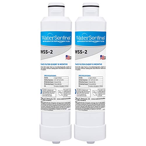 WaterSentinel WSS-2 Refrigerator Water Filter Replacement (2-Pack)