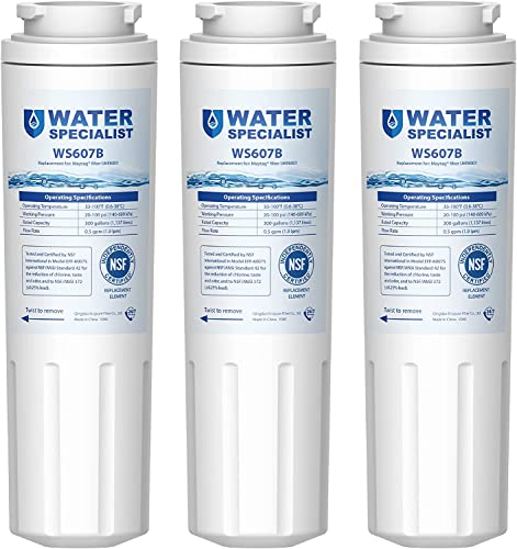 Waterspecialist UKF8001 Water Filter Pack of 3
