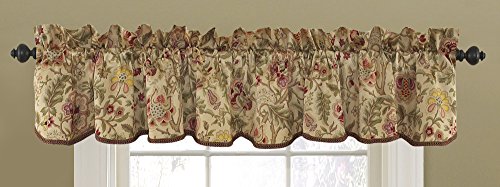 Waverly Imperial Dress Short Curtain Valance: Antique Charm for Small Windows