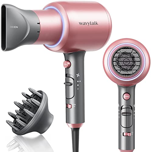 Wavytalk Ionic Hair Dryer with Diffuser and Concentrator