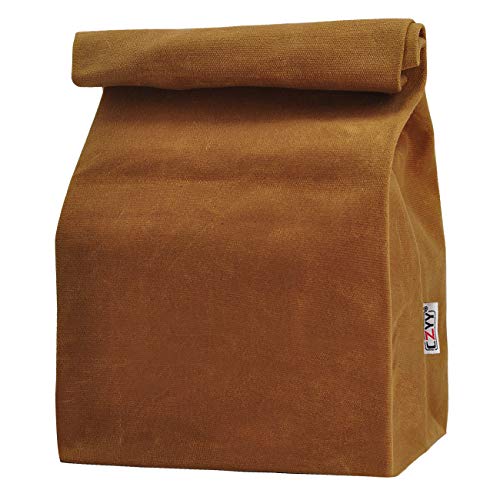 Waxed Canvas Lunch Bags - Reusable and Washable Lunch Box
