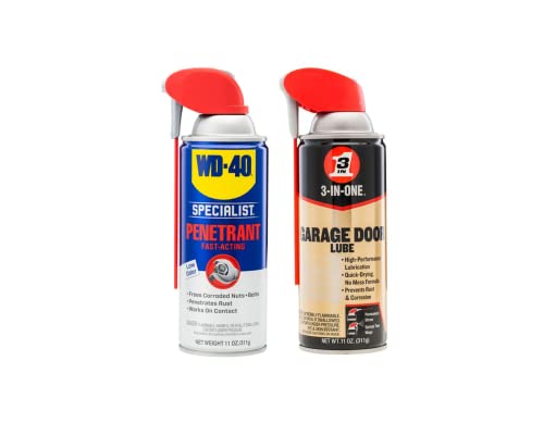 WD-40 Penetrant & Garage Door Lube Combo Pack