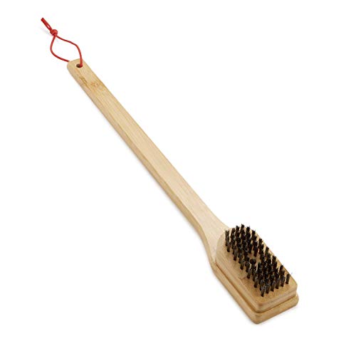 Weber 18" Bamboo Grill Brush - Efficient and Eco-friendly Grilling Companion
