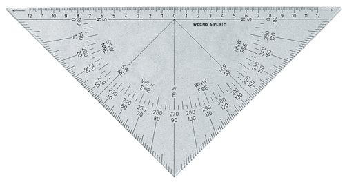 Weems & Plath Marine Protractor Triangle