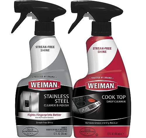 2-Pack~ WEIMAN Glass Ceramic Stove Range COOK TOP DAILY CLEANER