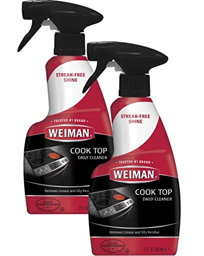 Weiman Cooktop Cleaner & Polish - Ceramic, Glass, Induction Stovetops