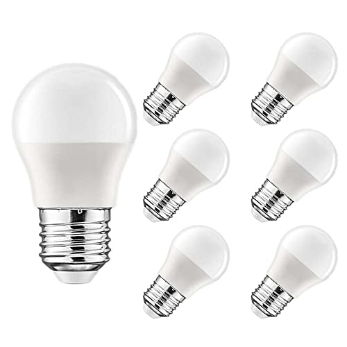 6-Pack Welitesim LED Light Bulbs - 60W Equivalent, 6000K Daylight, 300 Lumens