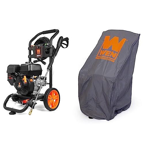 WEN Gas Pressure Washer and Weatherproof Pressure Washer Cover