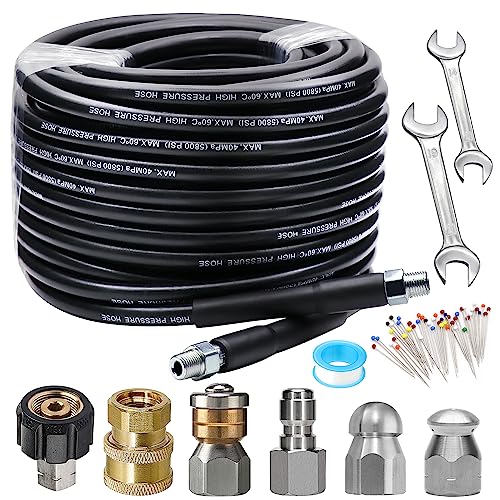 WEST BAY Sewer Jetter Kit 100FT for Pressure Washer