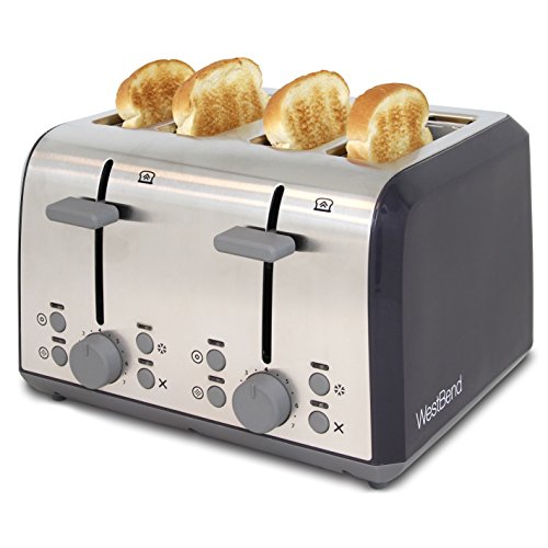 West Bend 4 Slice Toaster - Ultimate Toast Lift