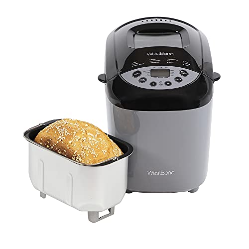 Patioer 3.3LB Bread Maker Machine Automatic Bread Machine with Dual  Kneading Paddles 15-in-1 Breadmaker Dough Maker with Gluten Free Setting, 3  Loaf