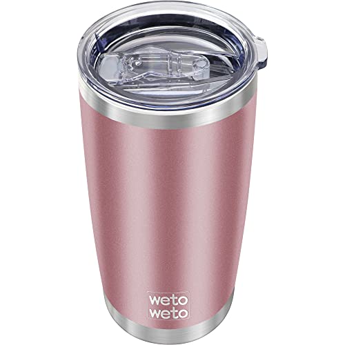 20oz Stainless Steel Insulated Travel Tumbler, Rose Gold