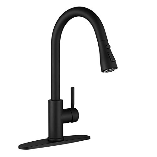 WEWE Commercial Stainless Steel Single Handle Single Hole Kitchen Sink Faucet