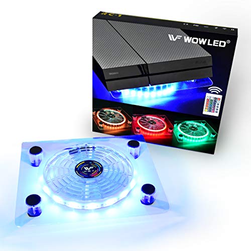 WFPOWER RGB LED Cooler Cooling Fan Stand