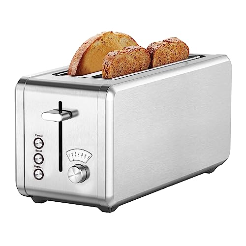 WHALL Long Slot Toaster