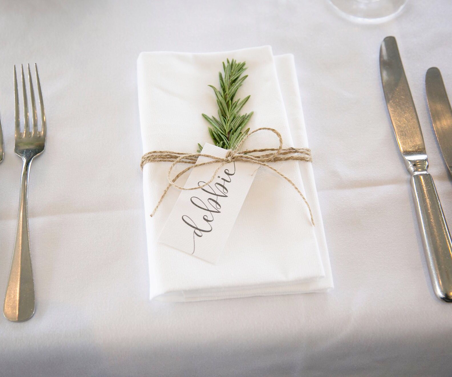 What Are The Name Tags Used On Place Settings Called