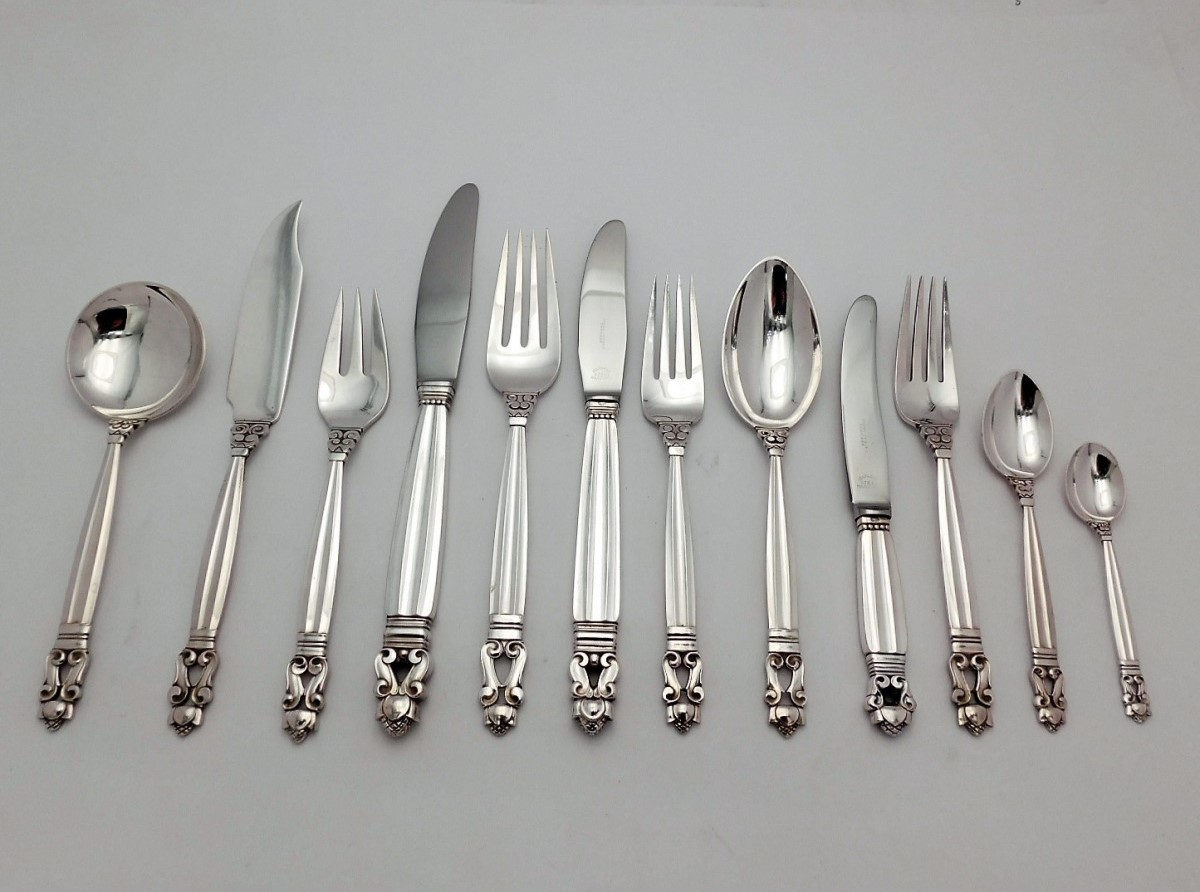 What Is Included In A Full Set Of Real Sterling Silver Tableware?