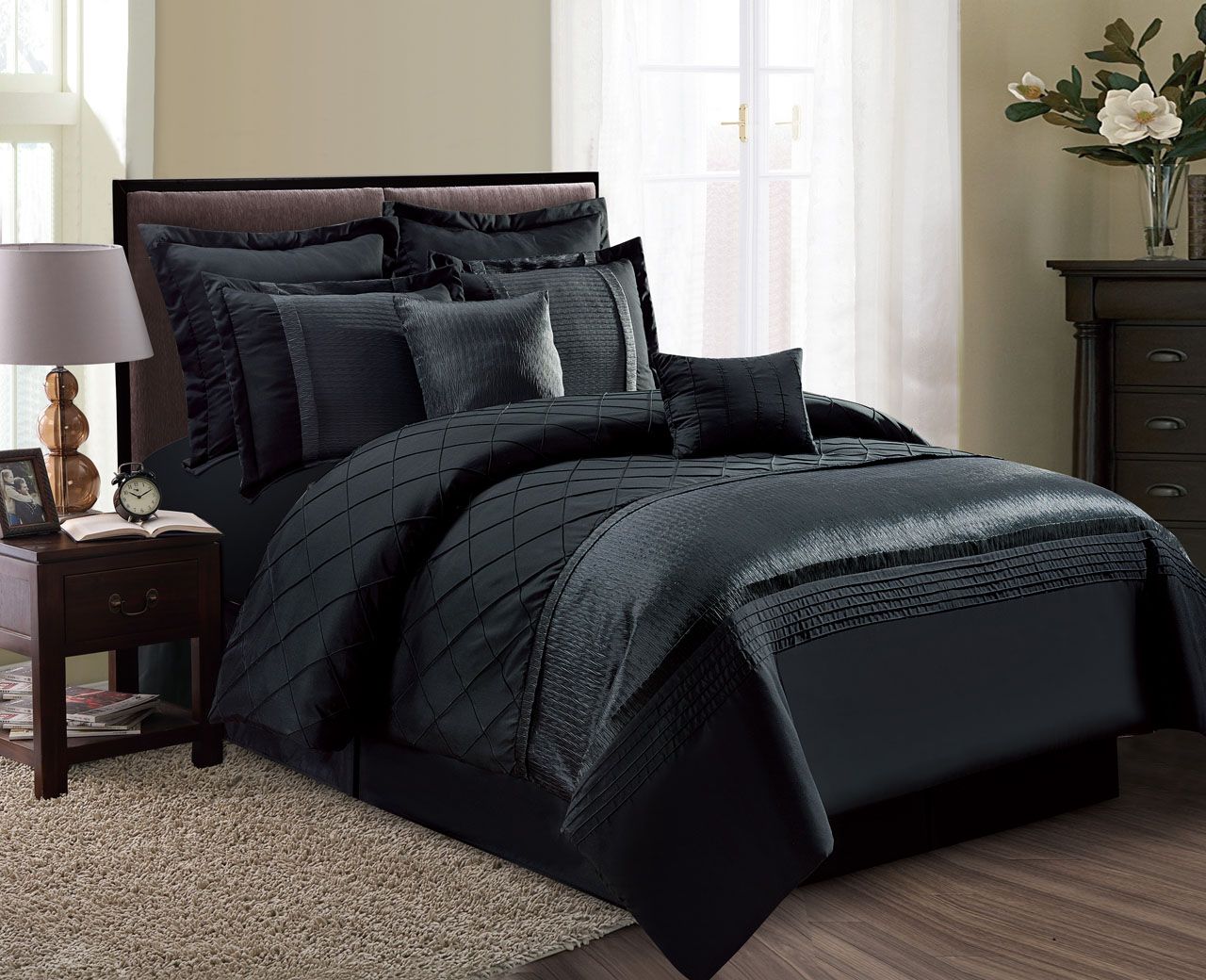 What Is The Ideal Comforter Color For A Black Bed Frame