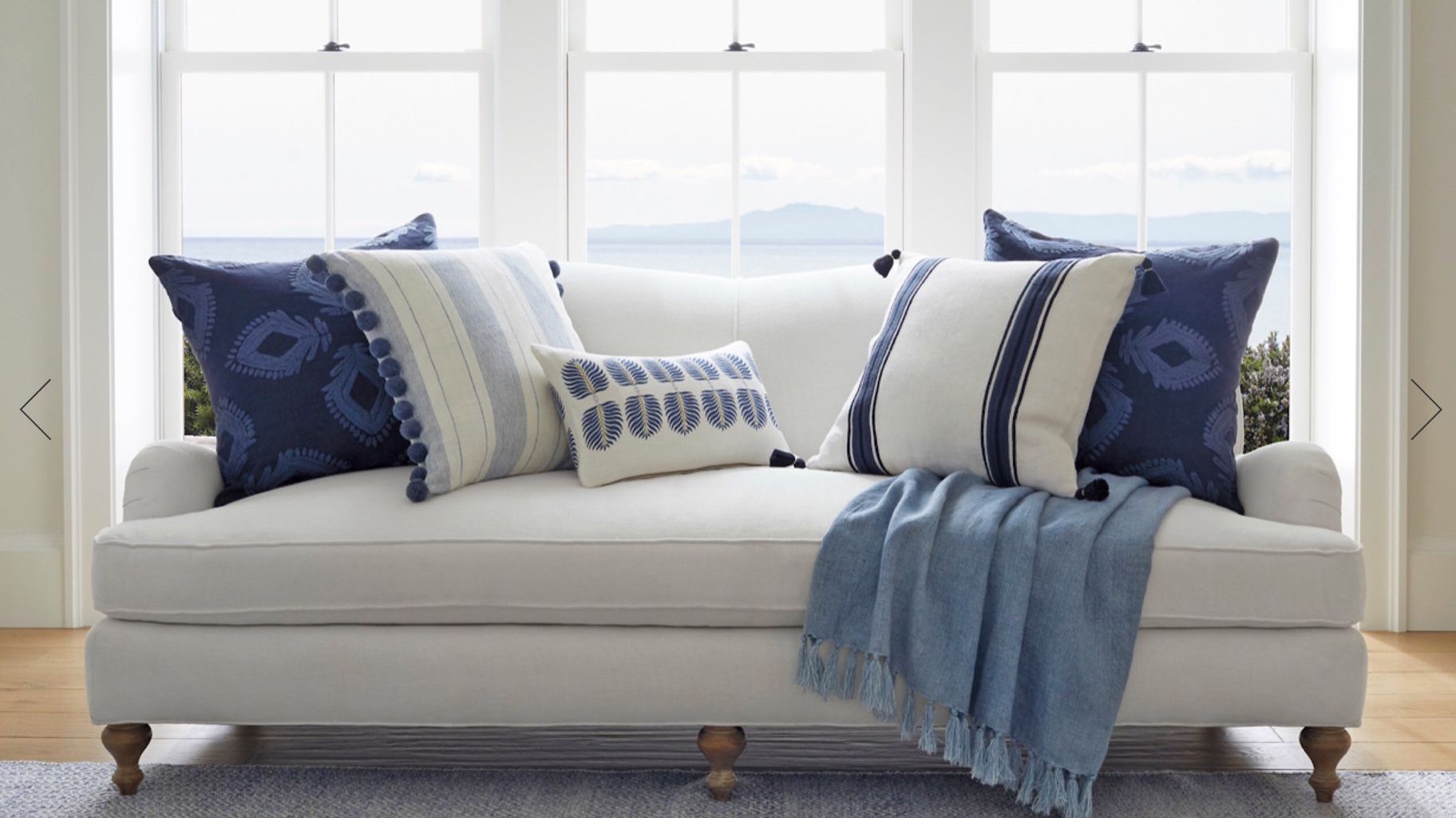 What Pillow Color Will Match A White Couch