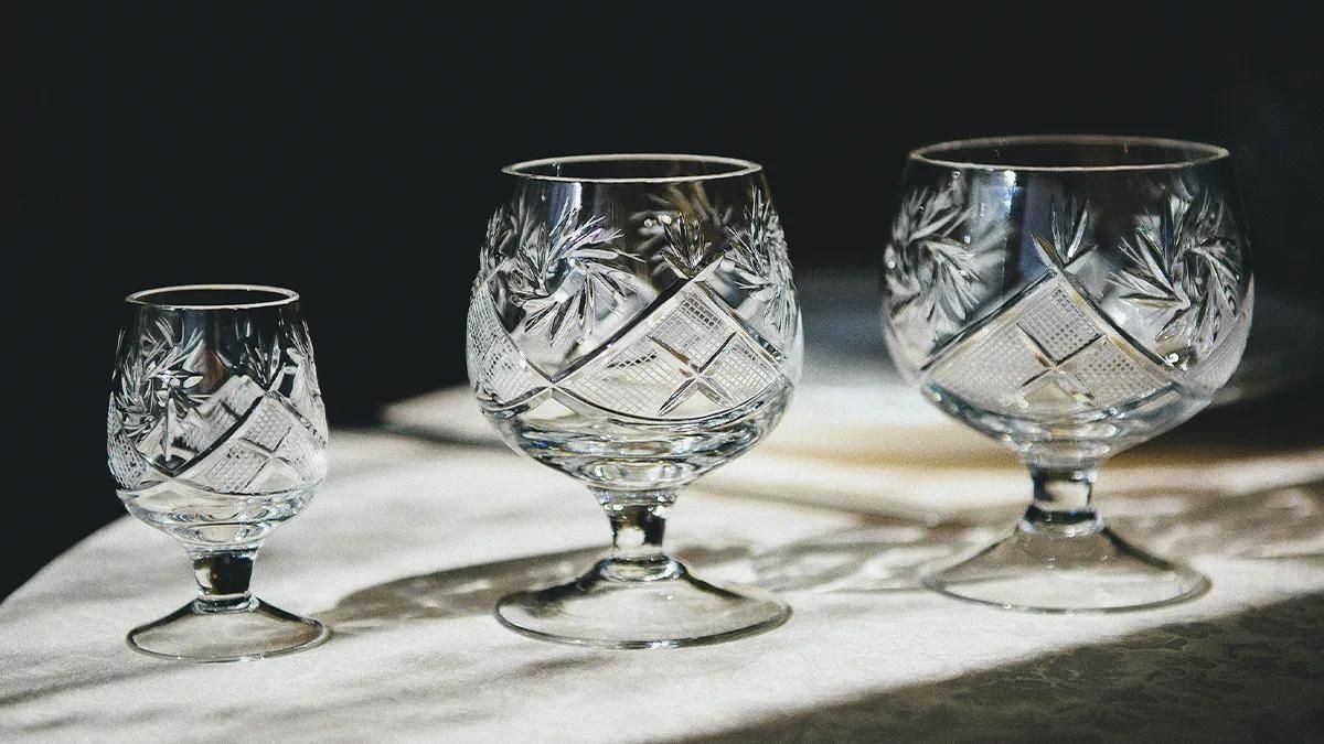 What Were The Different Sizes Of Crystal Stemware From The 40s & 50s Used For?