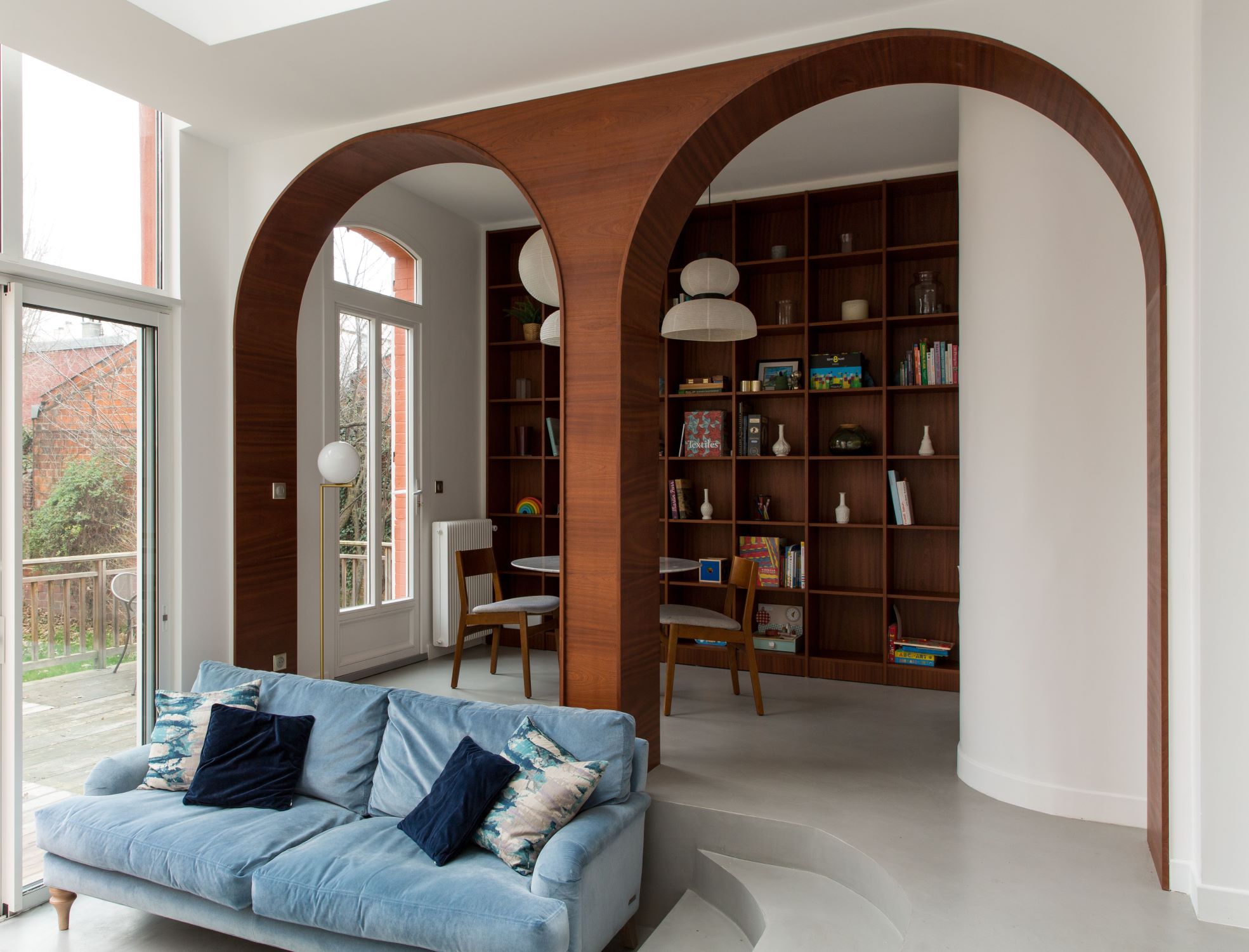 When Did Arches Become Design Features In Houses?