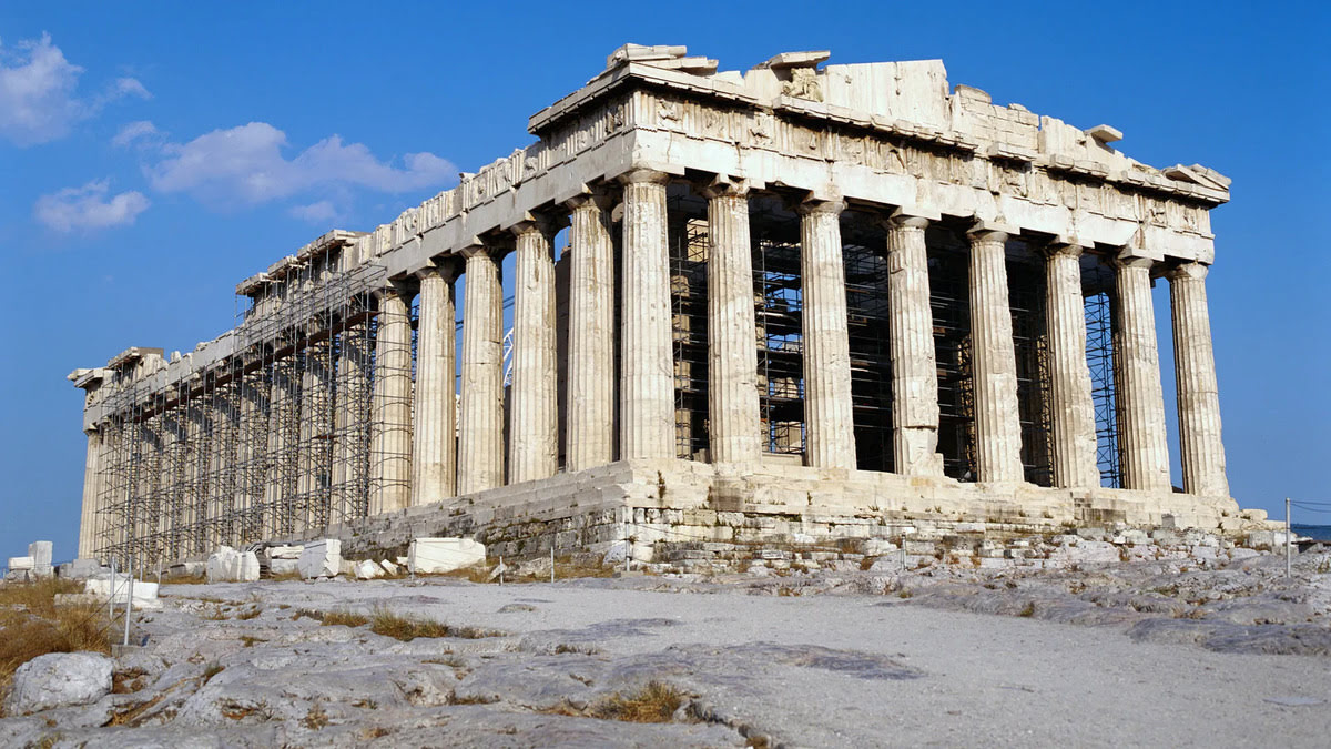 When Did Construction Begin On The Parthenon?