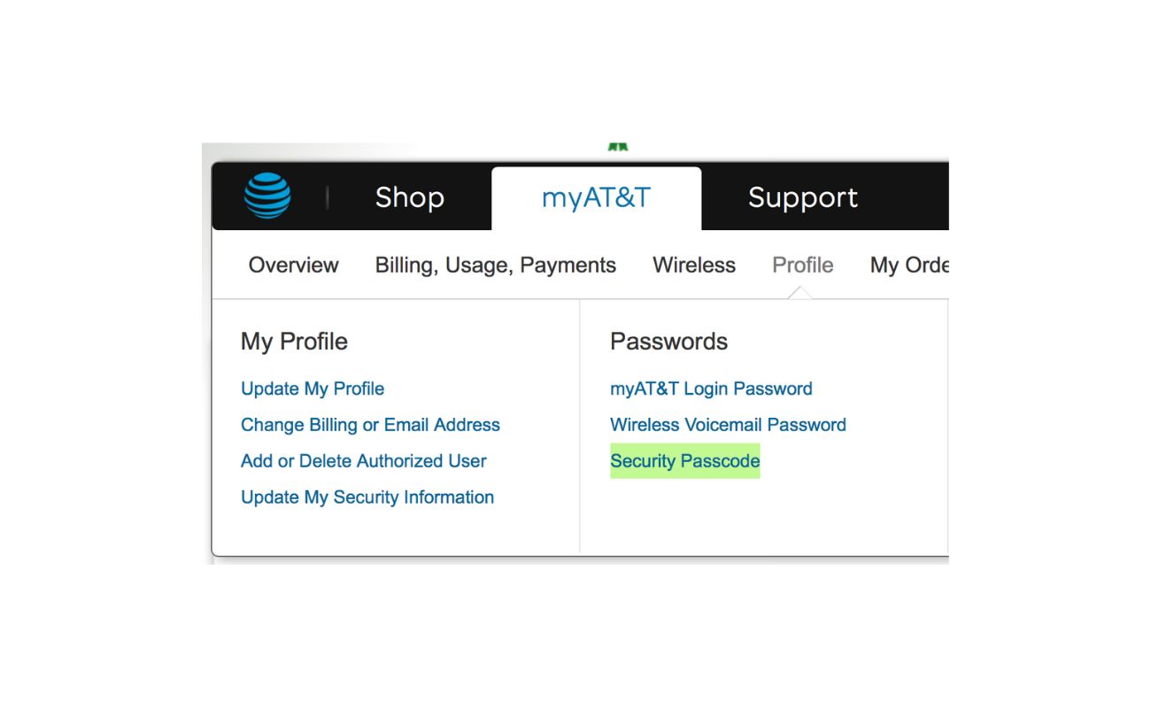 Where Do I Find My AT&T Wireless Security Passcode