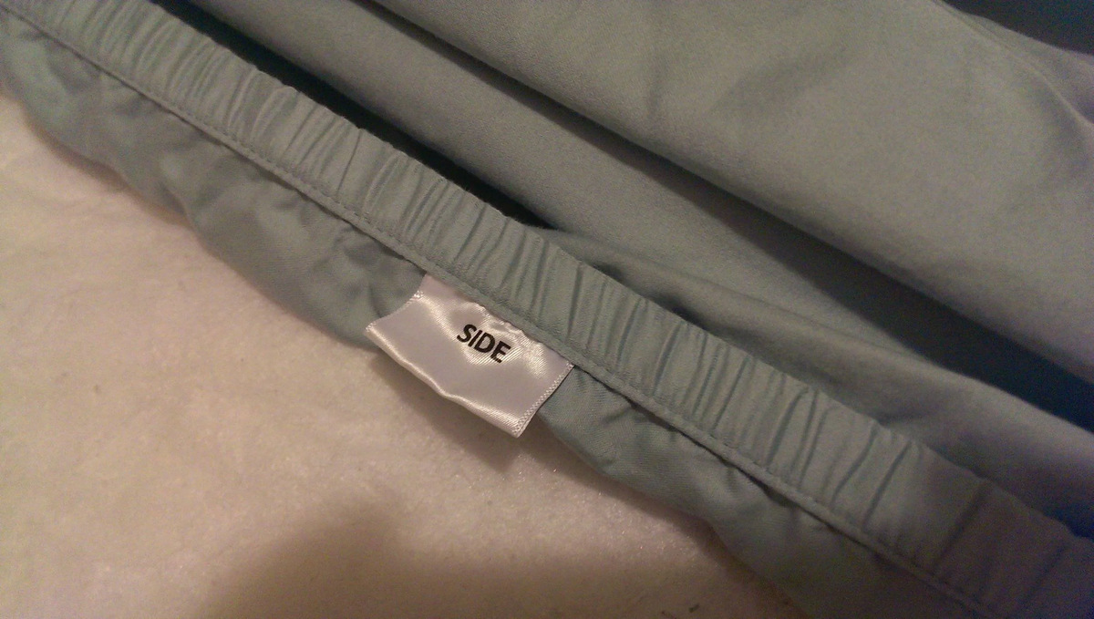 Where Does The Tag On A Fitted Sheet Go