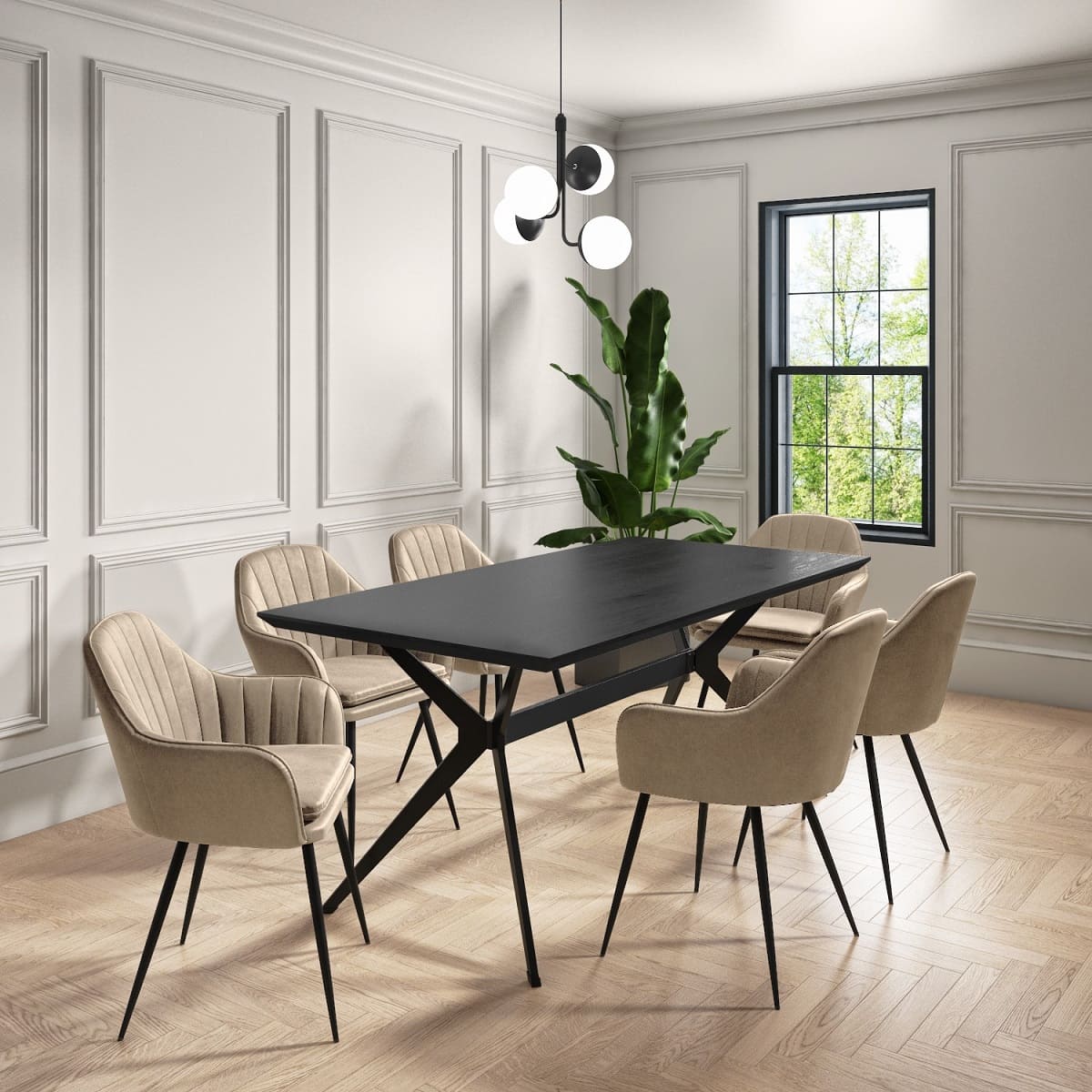 Which Chair Colors Pair Best With A Black Dining Table?