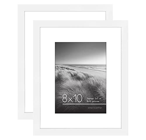 White 8x10 Picture Frame - 2 Pack