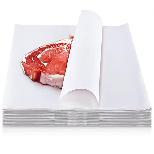 White Butcher Paper Sheets (100 Pieces, 12 x 12 Inches)