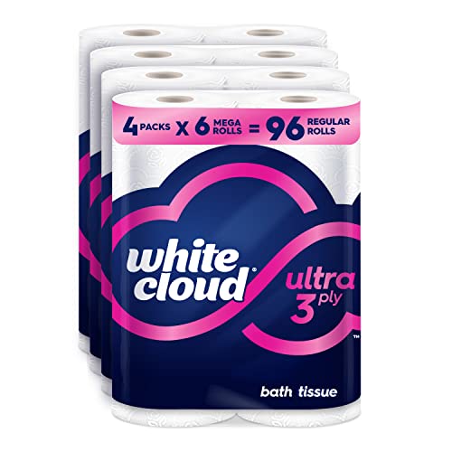 White Cloud Ultra 3 Ply Toilet Paper