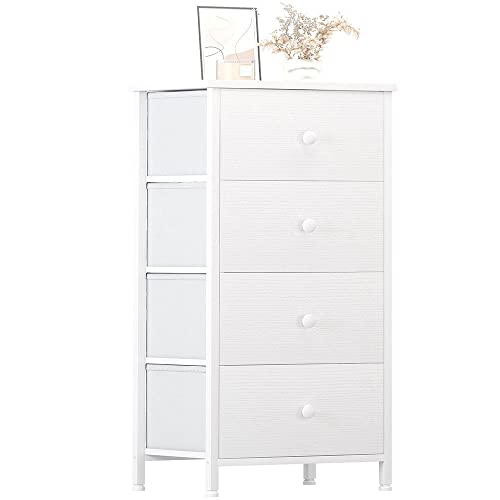 White Dresser for Bedroom 4 Drawer Dressers & Chests of Drawers