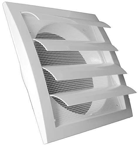 6'' White Exhaust Hood Vent with Pest Guard Screen