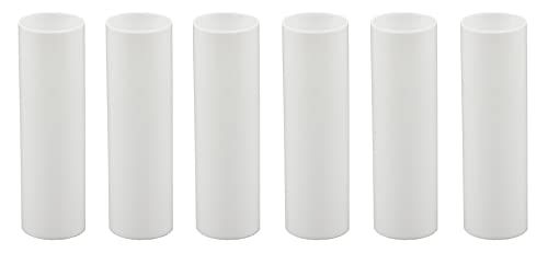 White Plastic Candle Covers Sleeves Chandelier Socket Covers