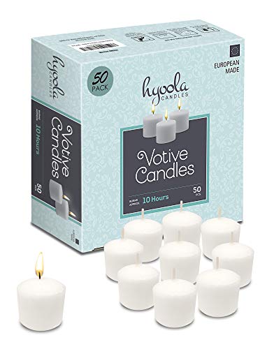 White Votive Candles - Pack of 50