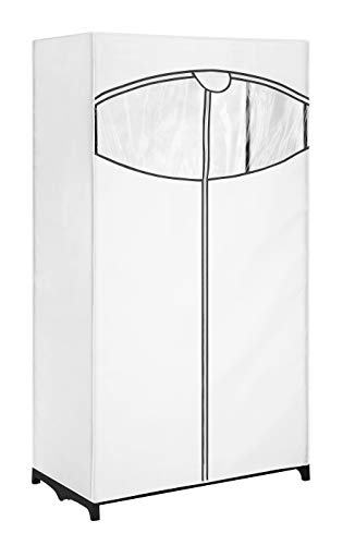 Whitmor White Clothes Closet Fabric Cover, 36" - Affordable Clothing Storage Solution