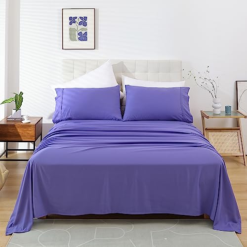 Whitney Home Textile Twin Sheet Set - Soft Microfiber Bed Sheets