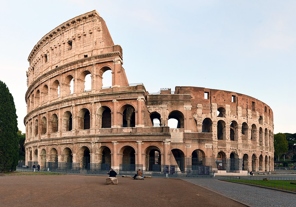 Who Started The Construction Of The Colosseum