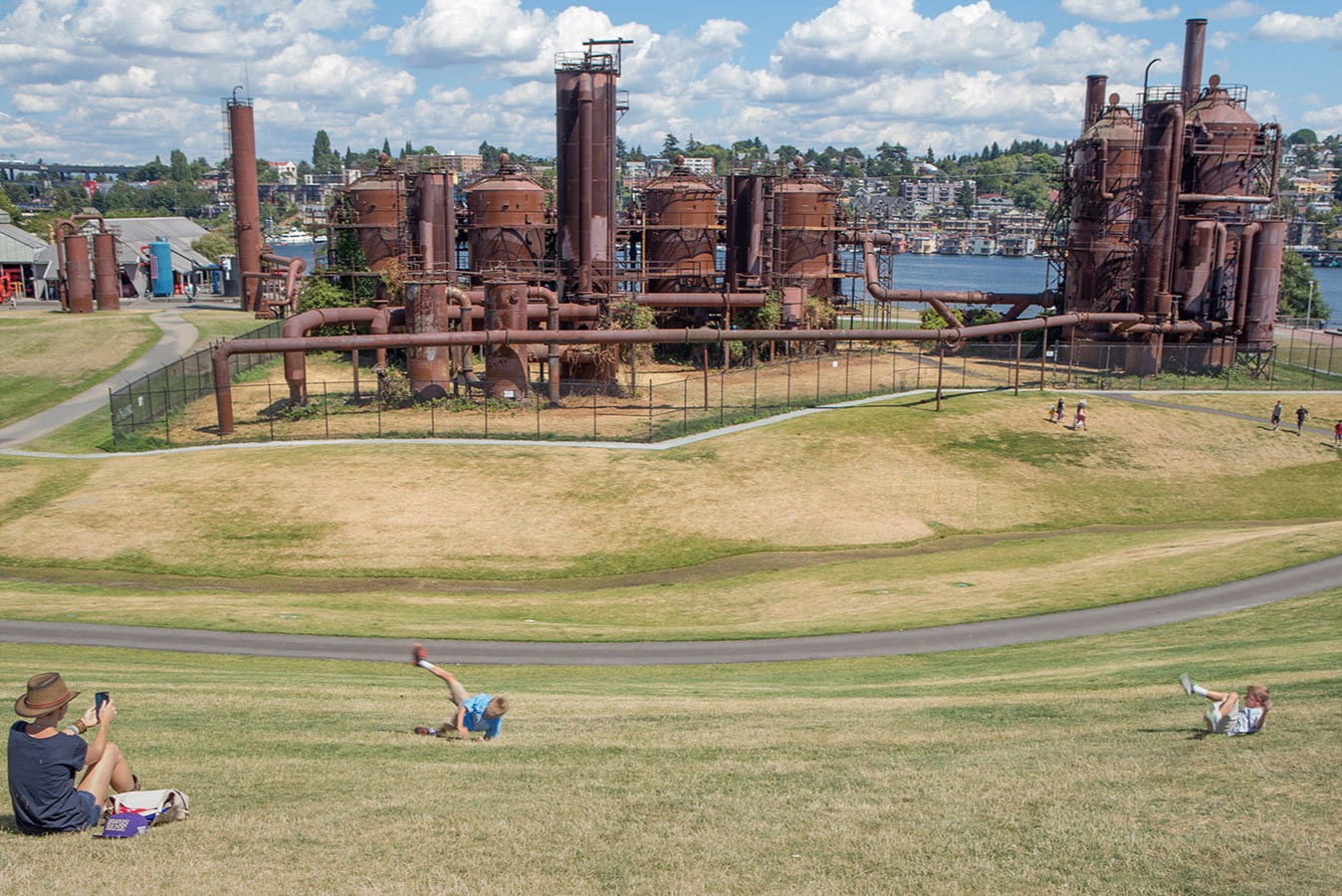 Who Was The Landscape Architect Behind The Remediated Gas Works Park