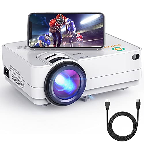 Wi-Fi Mini Projector 3Stone A5 - Portable Movie Projector with Wireless Screen Mirroring