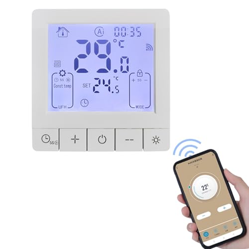 WiFi Programmable Smart Thermostat for Home - Energy Efficient and Convenient
