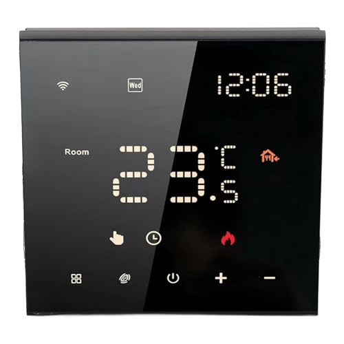 WiFi Thermostat, Touch Screen Mobile Phone Control
