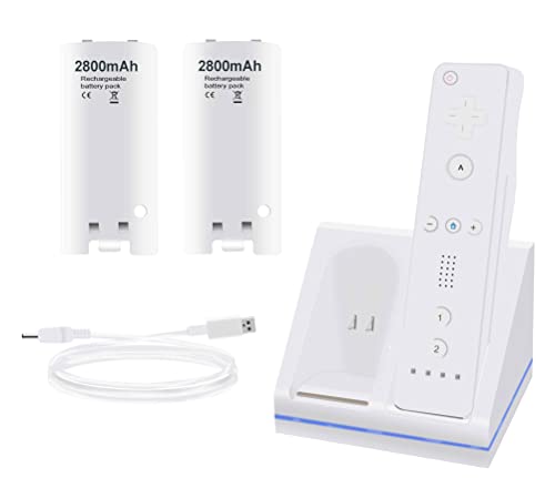 Wii Remote Charger with Rechargeable Battery