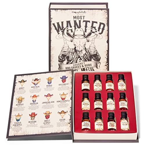 Wild Western-Themed BBQ Sauce and Rubs Book Gift Set
