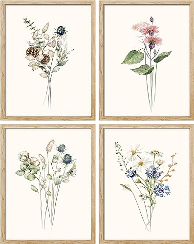 Wildflower Collage Wall Art