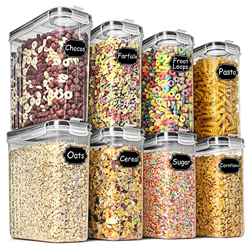 Wildone Airtight Cereal Storage Containers Set of 8