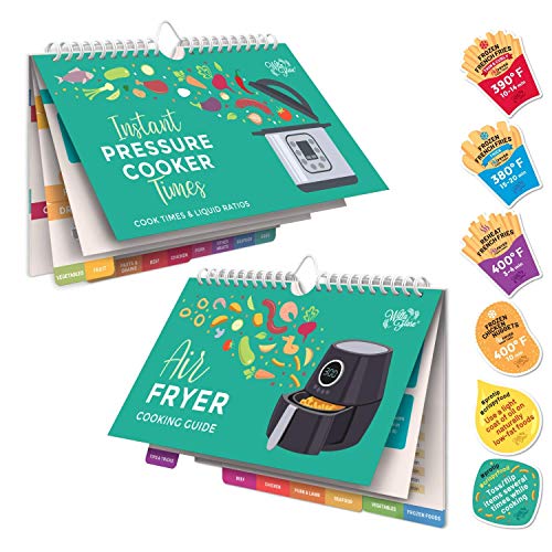 Willa Flare Air Fryer & Electric Pressure Magnetic Cooker Cheat Sheets